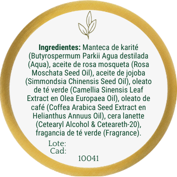 Bálsamo Contorno de Ojos: Café y Té Verde - Imagen 2