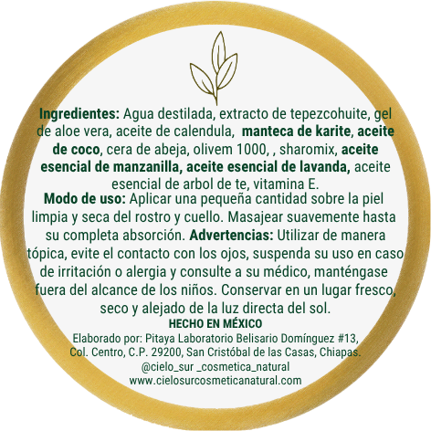 Crema facial y corporal Caléndula & Tepezcohuite - Imagen 2